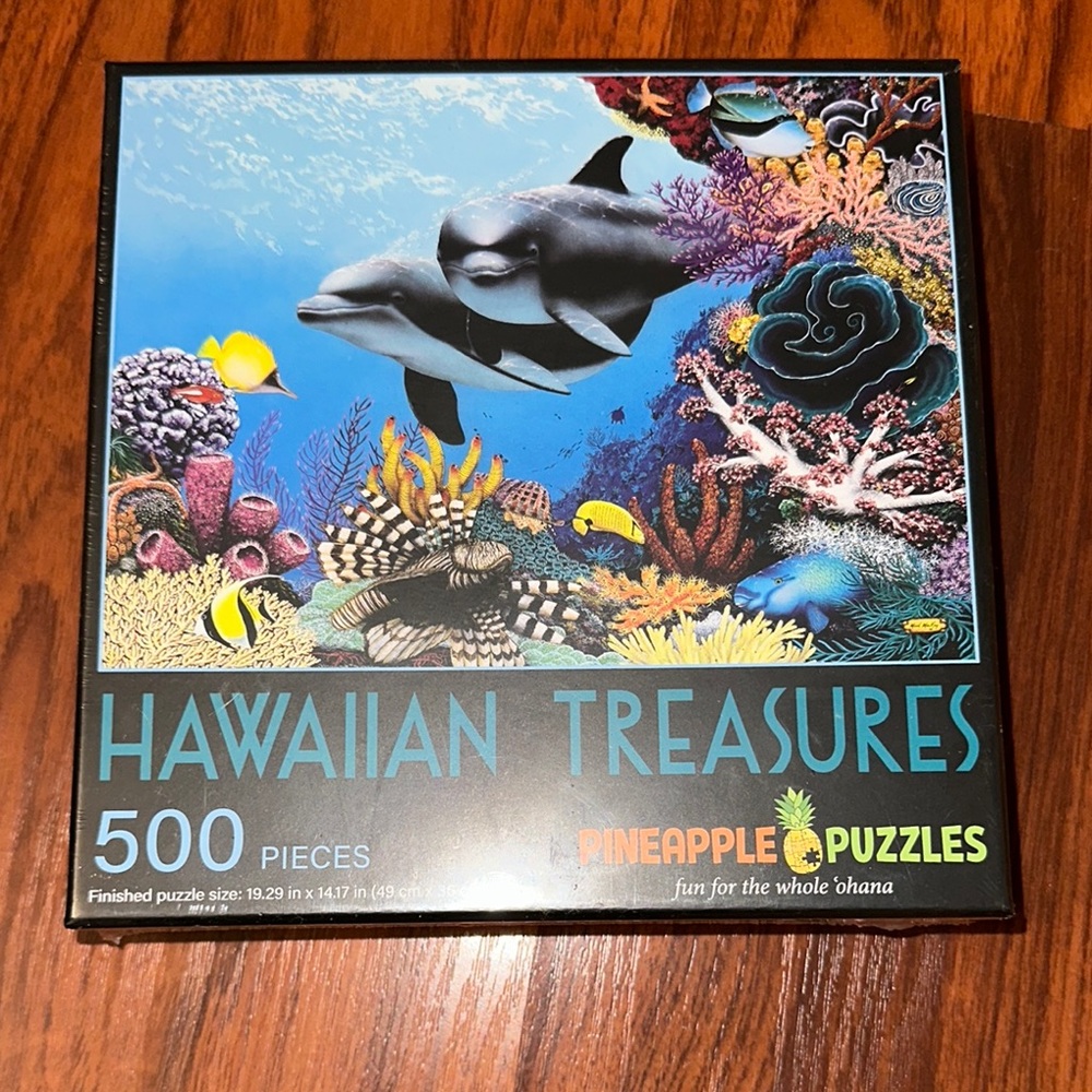 New & sealed Hawaiian Treasures 500-Piece Puzzle. Family game night